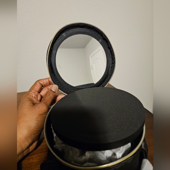 Versace Parfums Black Round Cosmetic Bag - Picture 7 of 12